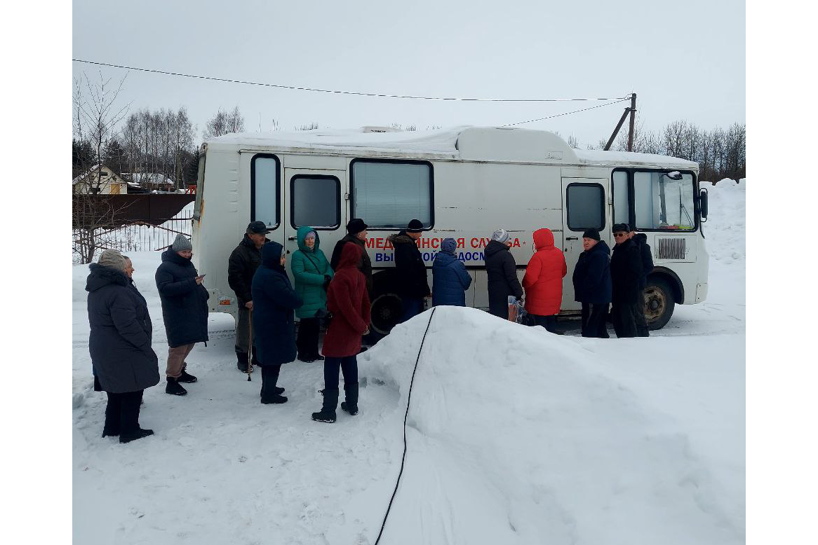 Жители Вологодского округа сегодня прошли флюорографию в передвижном медицинском комплексе.