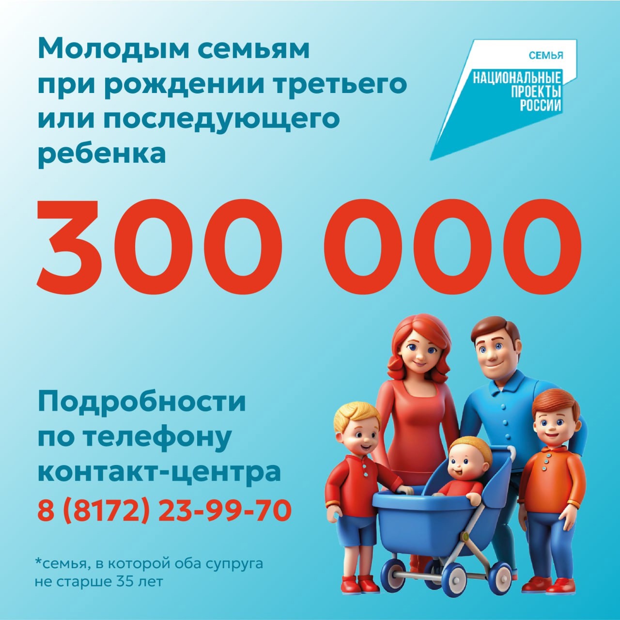 Начиная с 2025 года в нашем регионе введена новая мера поддержки семей, родивших третьего ребёнка. Эта инициатива является частью регионального проекта по повышению уровня рождаемости и включена в национальную программу «Семья»..