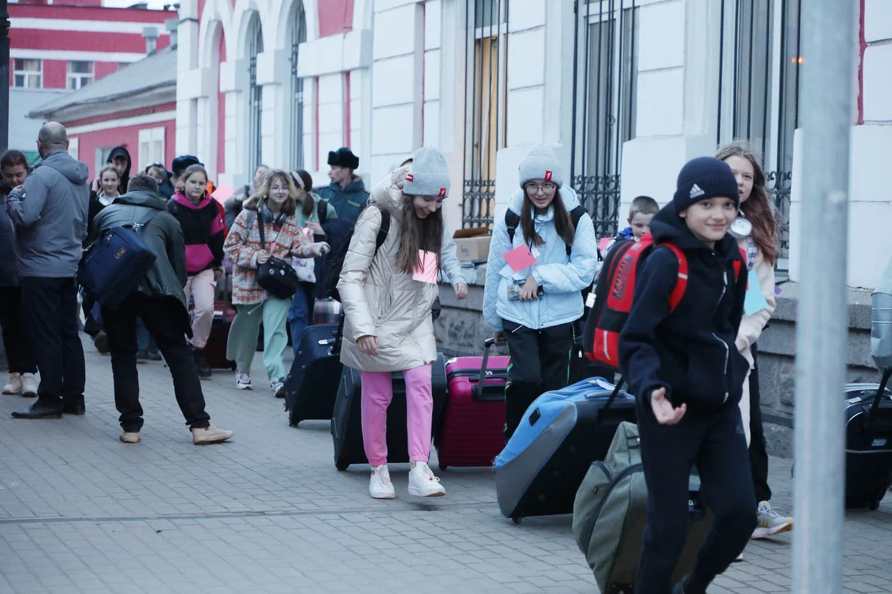 В Вологодскую область прибыли 300 детей из Белгородской области.