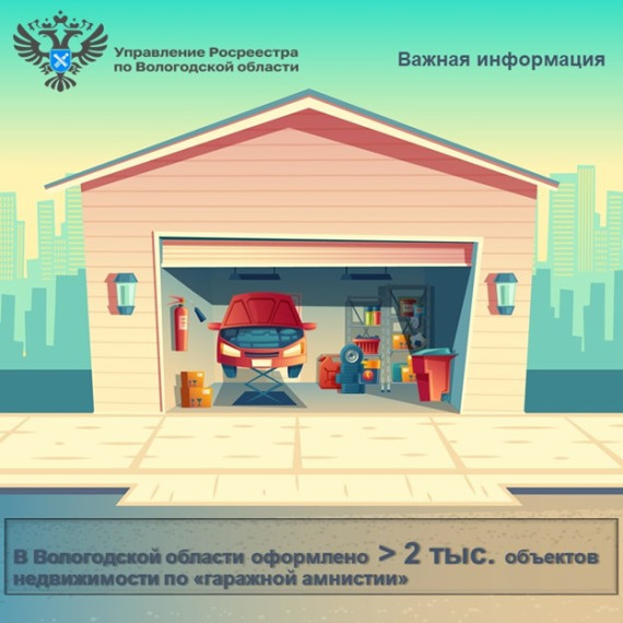 Более двух тысяч объектов недвижимости оформлено вологжанами в рамках «гаражной амнистии». Более двух тысяч объектов недвижимости оформлено вологжанами в рамках «гаражной амнистии».
